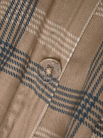Пододеяльник "Тартан" из натурального вареного сатина MBM HOME модель BL-DC-07/08 GRAY/BEIGE Фото