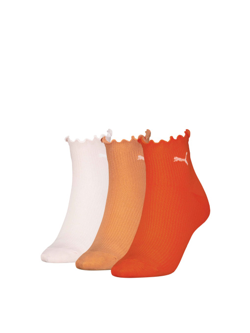 Шкарпетки та гольфи PUMA Women Ruffle Quarter 3p модель 938561 Фото