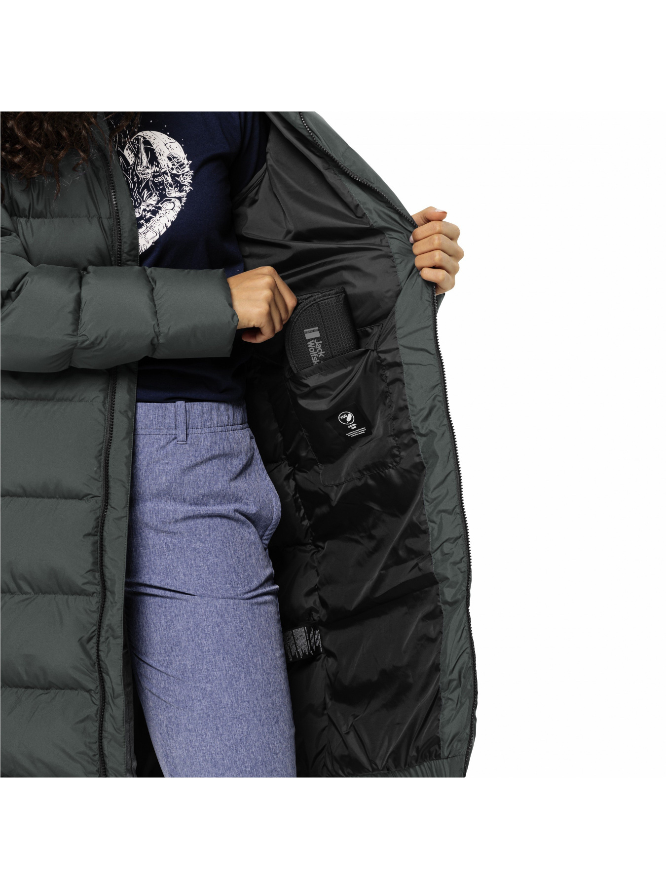Куртки и дубленки Jack Wolfskin Frozen Palace Coat модель 1204133_4136 Фото