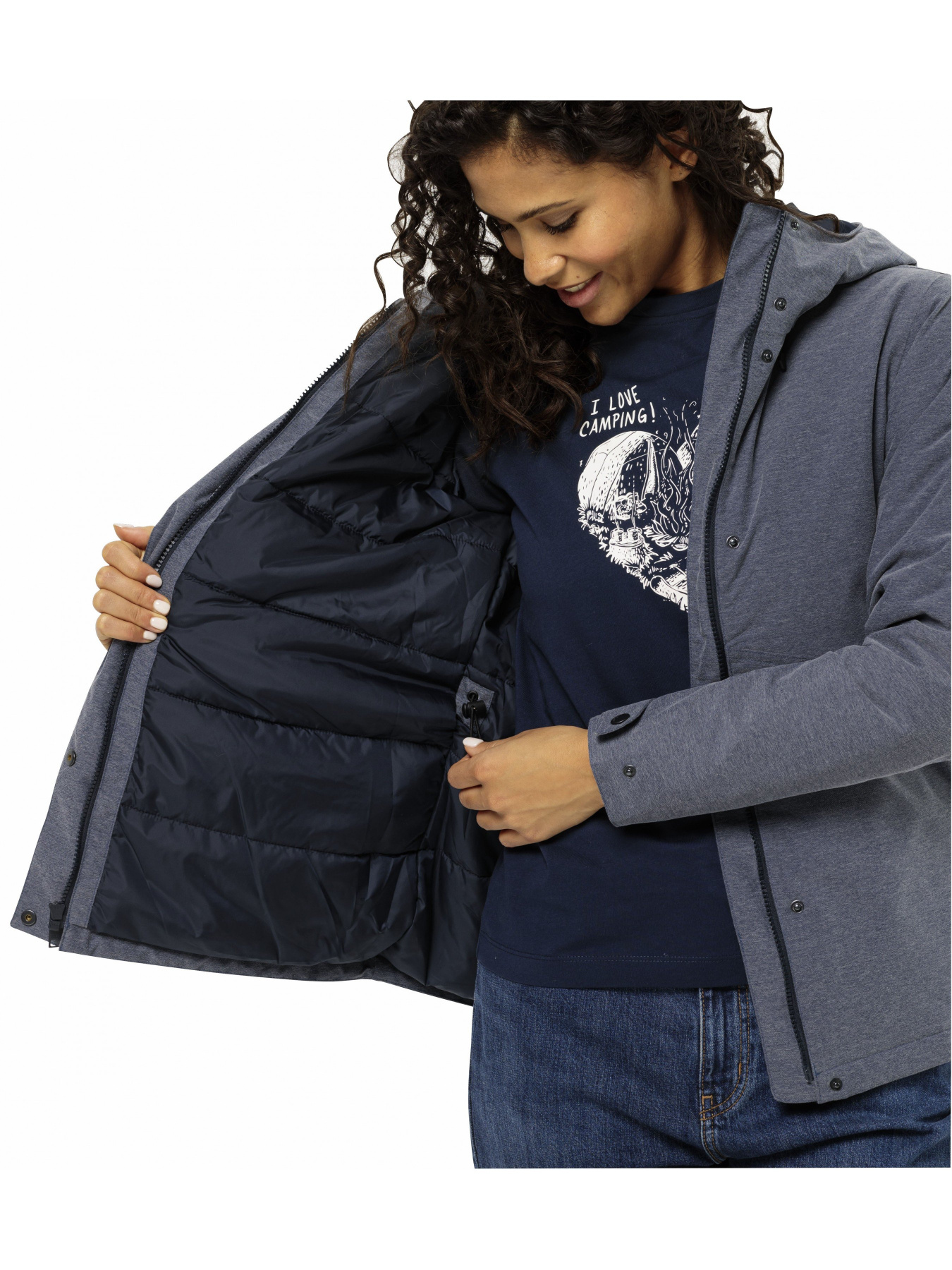 Куртки и дубленки Jack Wolfskin Snowy Park Jkt модель 1116051_1010 Фото