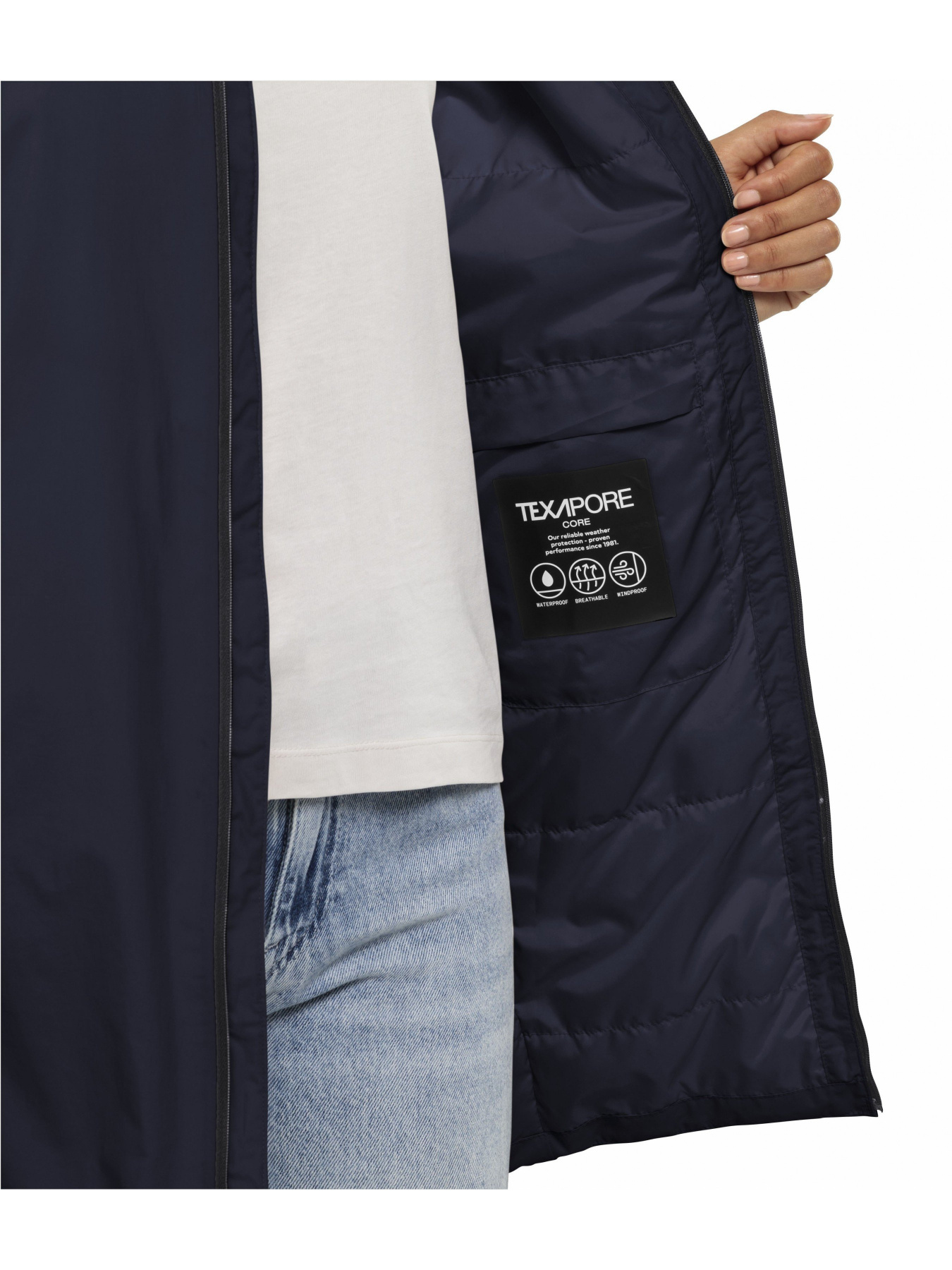 Куртки и дубленки Jack Wolfskin Textor Coat модель 1116431_1010 Фото