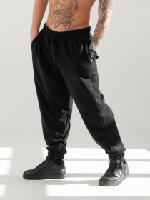 Штани IJ модель jogger-flis-black Фото