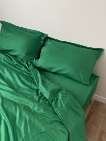 Наволочка класична зелена Cozy модель 9945722 Фото