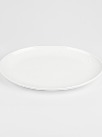 Тарелка овальная "Луч" белая MBM HOME модель KP-110 WHITE Фото