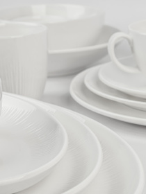 Тарелка овальная "Луч" белая MBM HOME модель KP-110 WHITE Фото