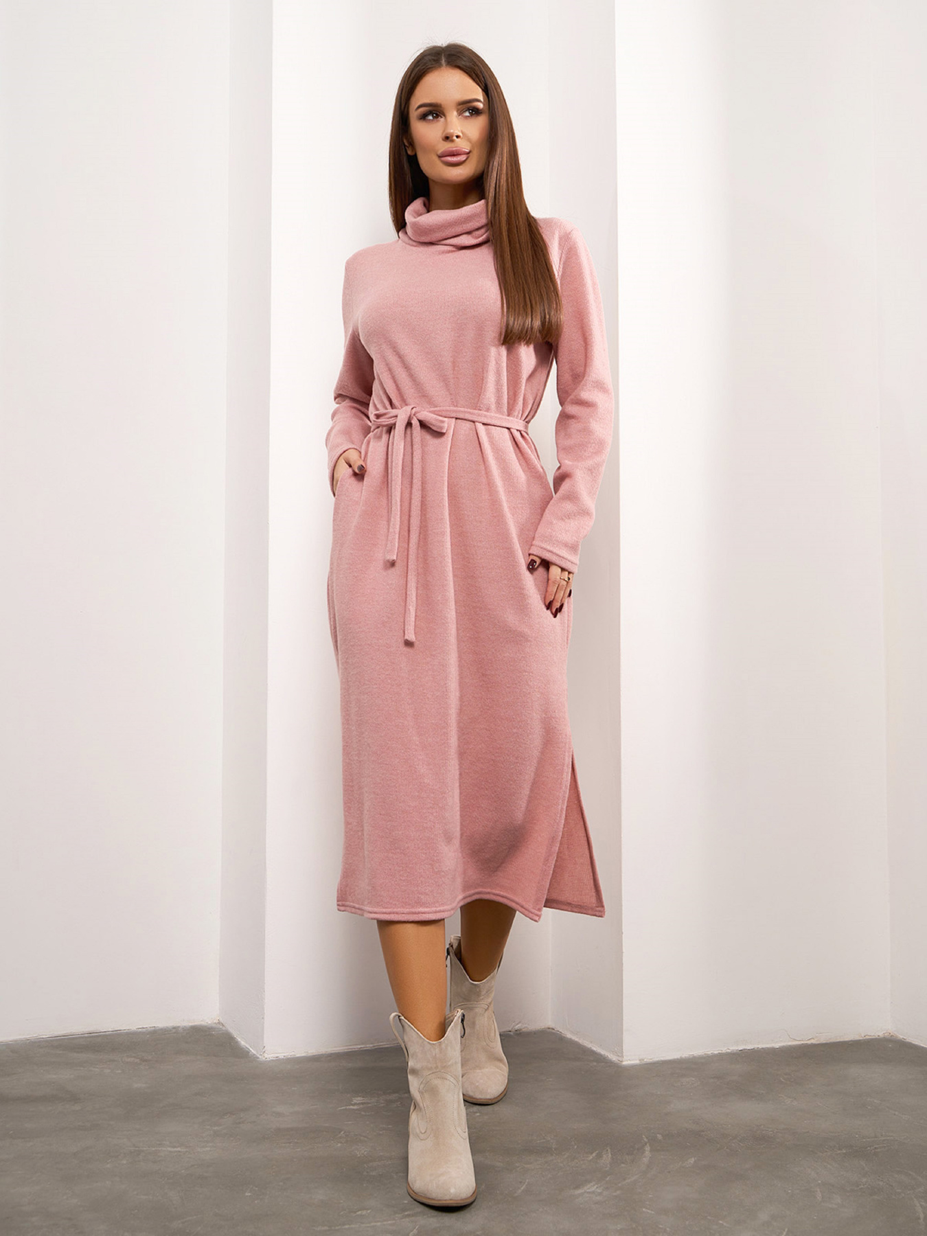 Платья ISSA Plus модель 14920_розовый Фото