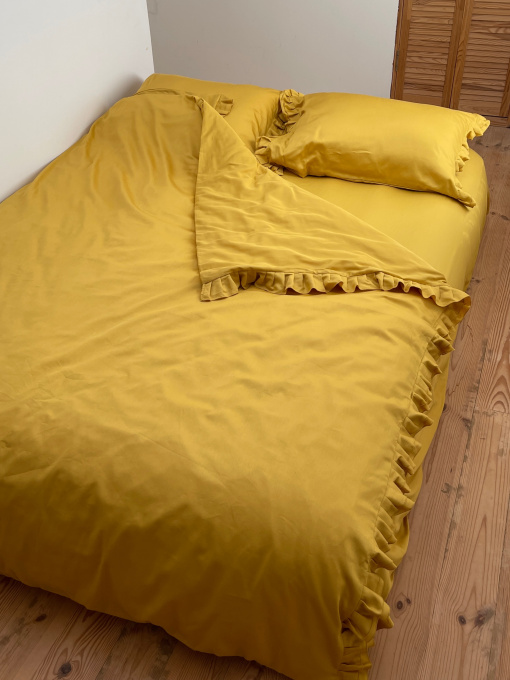 Простирадло без резинки медове Cozy модель 9830455 Фото