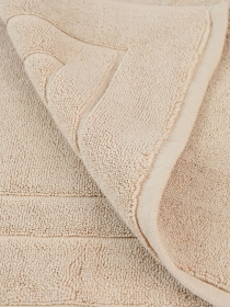 Коврик для ванной "Лагуна" хлопковый бежевый MBM HOME модель BM-01 S BEIGE Фото