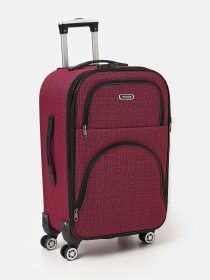 Дорожные сумки и чемоданы Ricco Grande модель T1TEXT1000pink-L Фото
