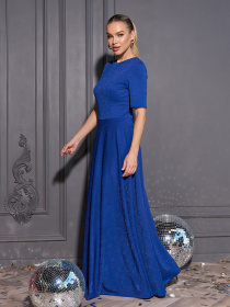 Платья ISSA Plus модель 14966_синий Фото