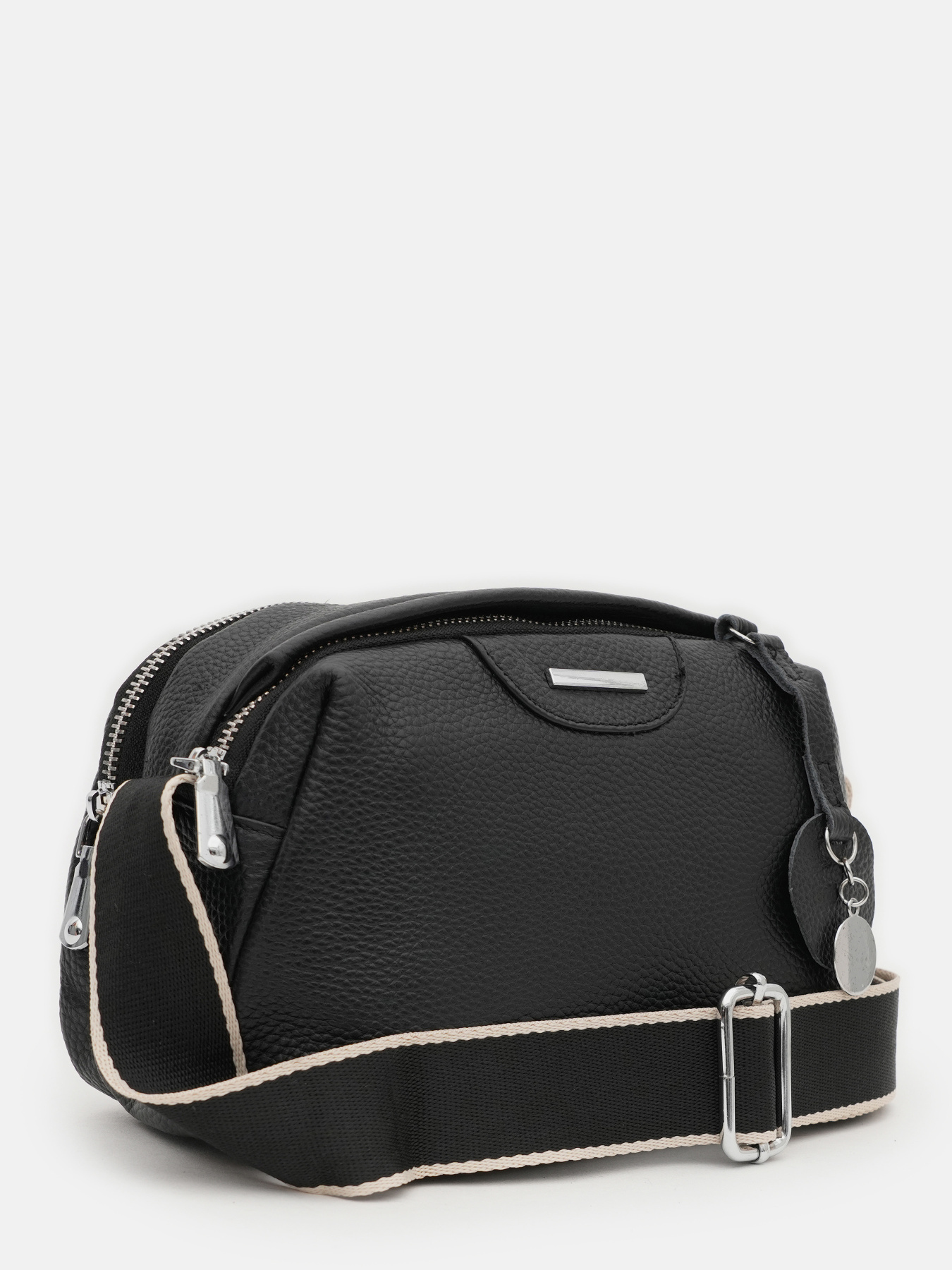 Сумки Borsa Leather модель K12247bl-black Фото