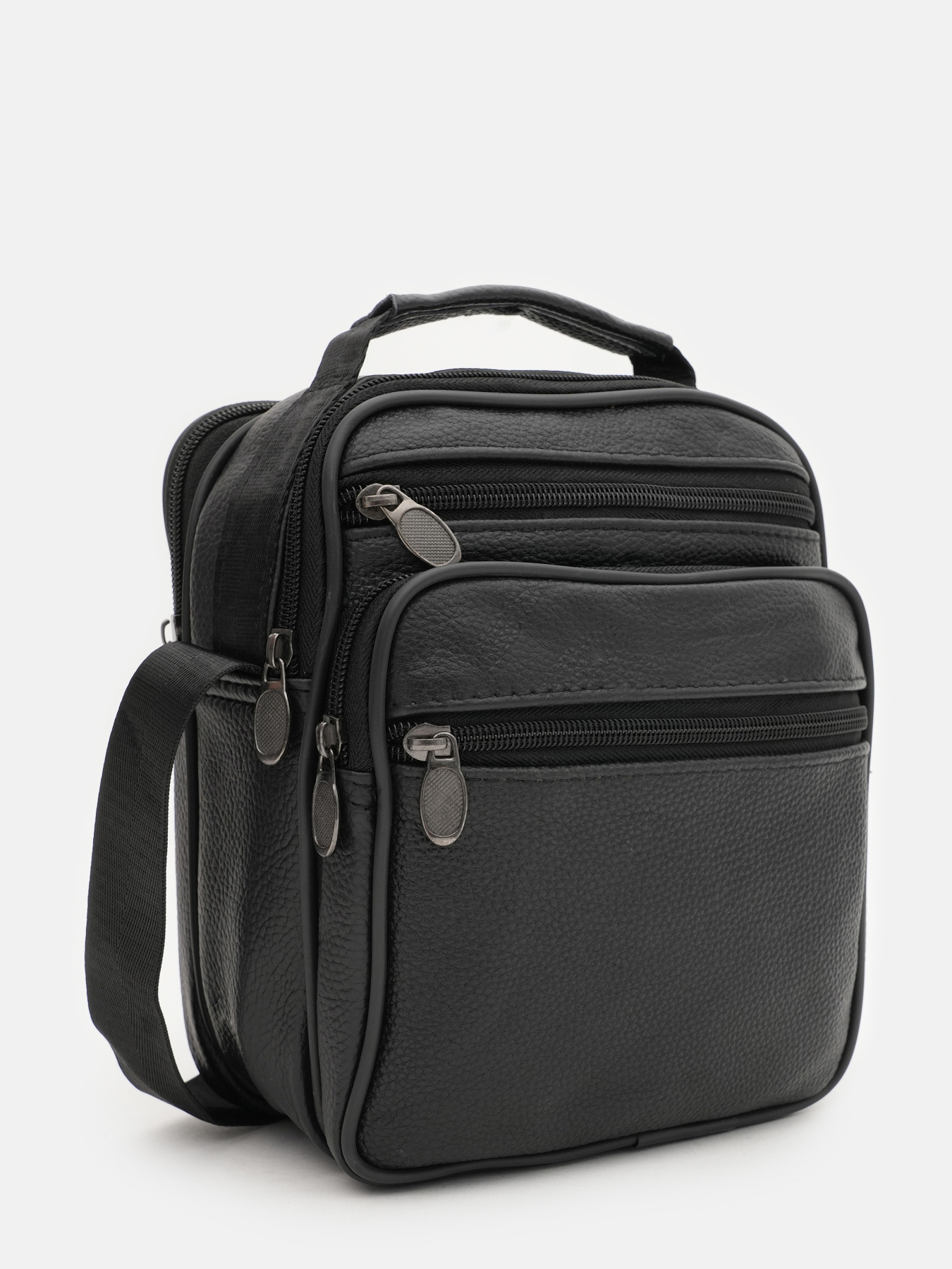 Сумки Borsa Leather модель K16685-2-black Фото