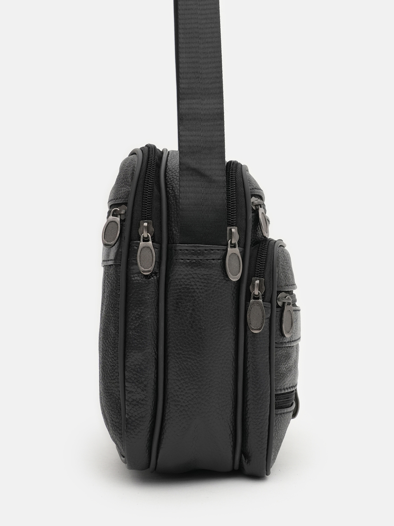 Сумки Borsa Leather модель K16687-3-black Фото