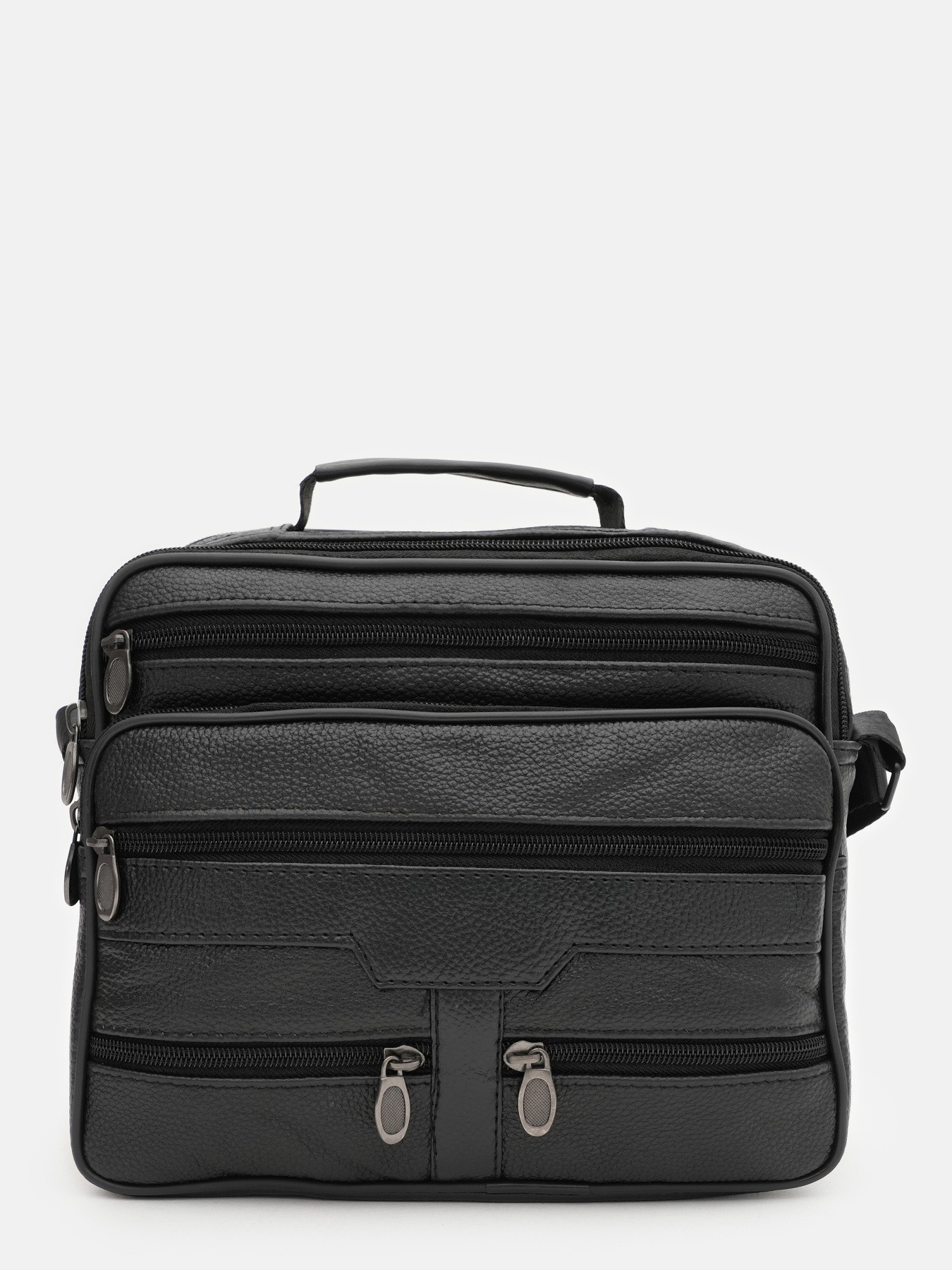 Сумки Borsa Leather модель K16687-3-black Фото