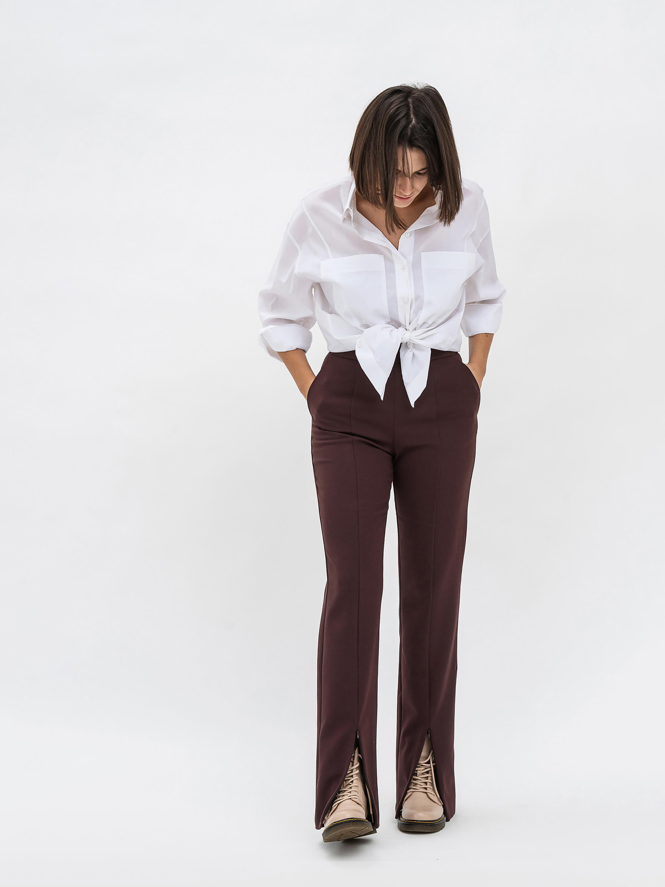 Брюки Lesia модель BrownKlerisWPNTLS Фото