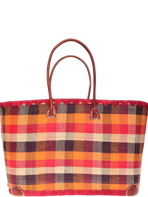 Сумки Le Comptoir de la plage модель Madras_GM_Rouge Фото