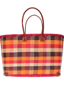 Сумки Le Comptoir de la plage модель Madras_GM_Rouge Фото