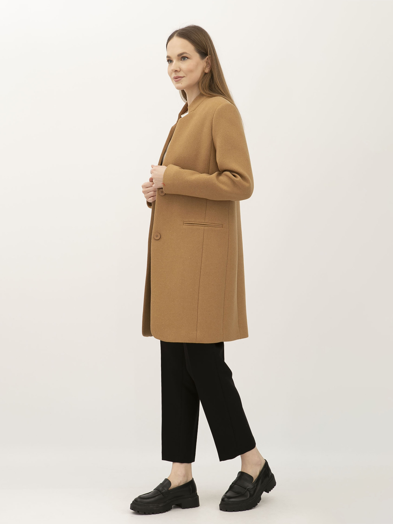 Пальто и плащи Lesia модель Klera01BrownWMNSCTLS Фото