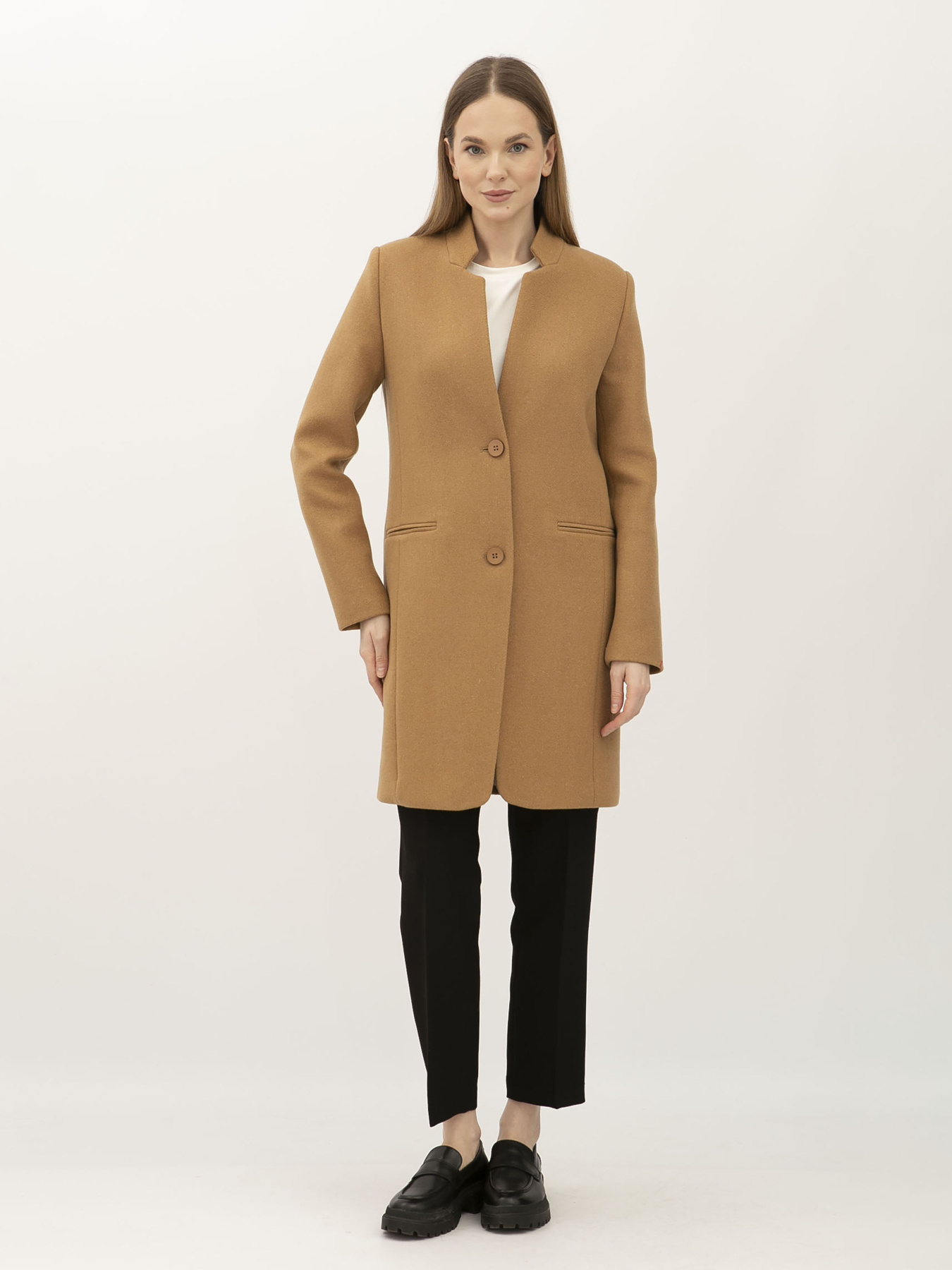 Пальто и плащи Lesia модель Klera01BrownWMNSCTLS Фото