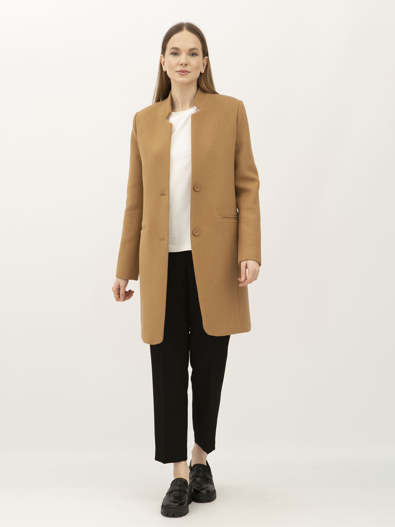 Пальто и плащи Lesia модель Klera01BrownWMNSCTLS Фото