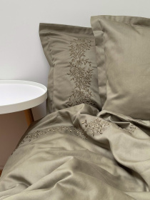 Підковдра мох з вишитими гілками Cozy модель 8009282 Фото