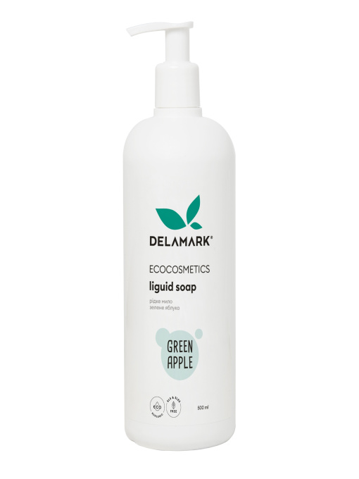 Рідке мило Delamark Зелене яблуко DeLaMark модель 4820152330833 Фото