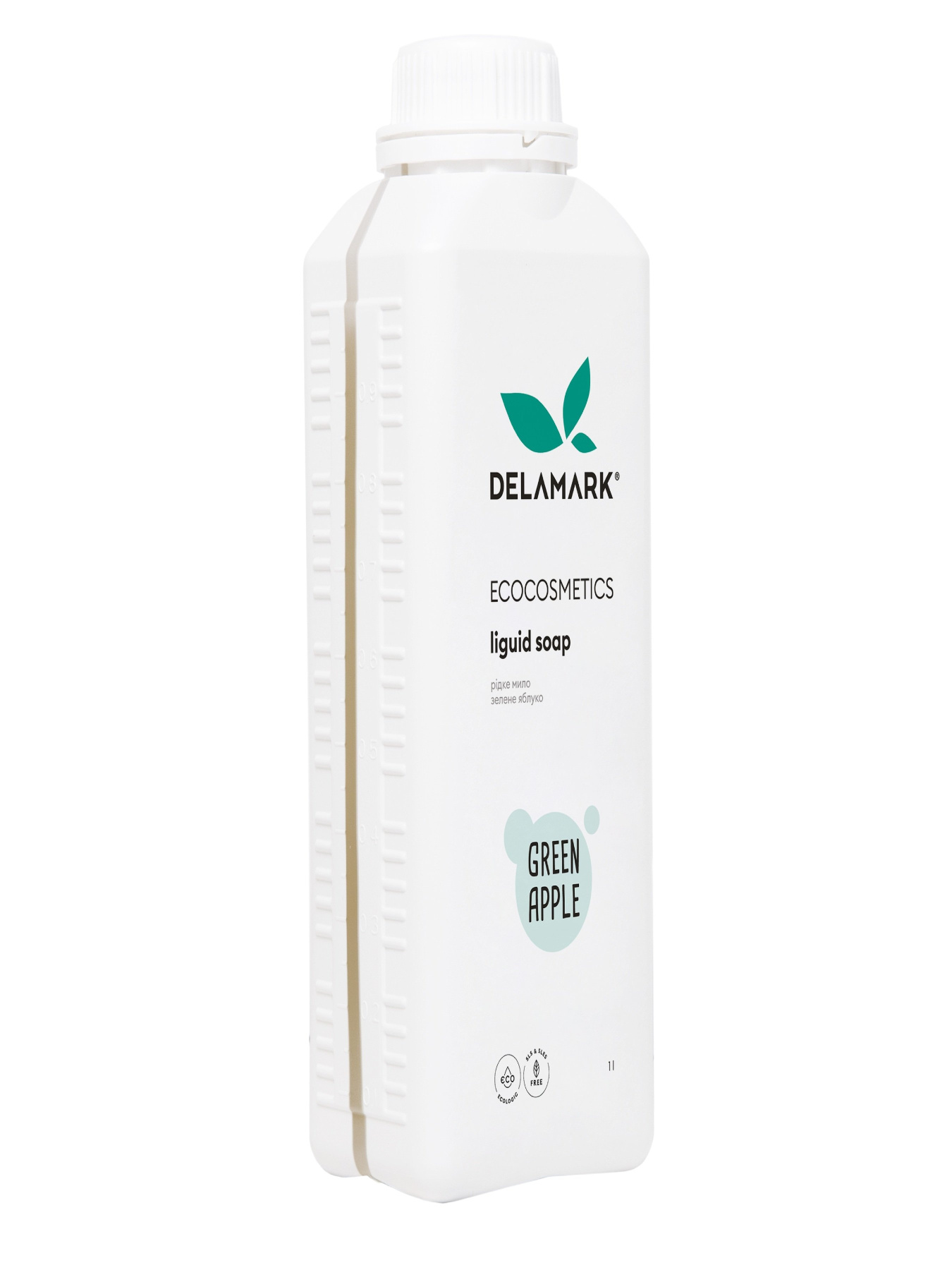 Рідке мило Delamark Зелене яблуко DeLaMark модель 4820152331946 Рідке мило Delamark Зелене яблуко DeLaMark модель 4820152331946 Фото