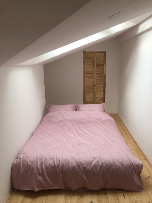 Підковдра рожева з вишитими білими зірками Cozy модель 8009408 Фото