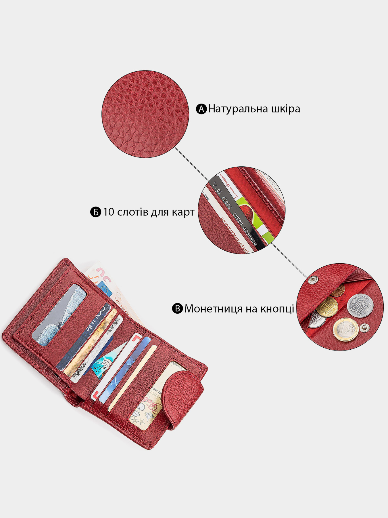 Гаманці ST Leather Accessories модель bag24_18499 Фото