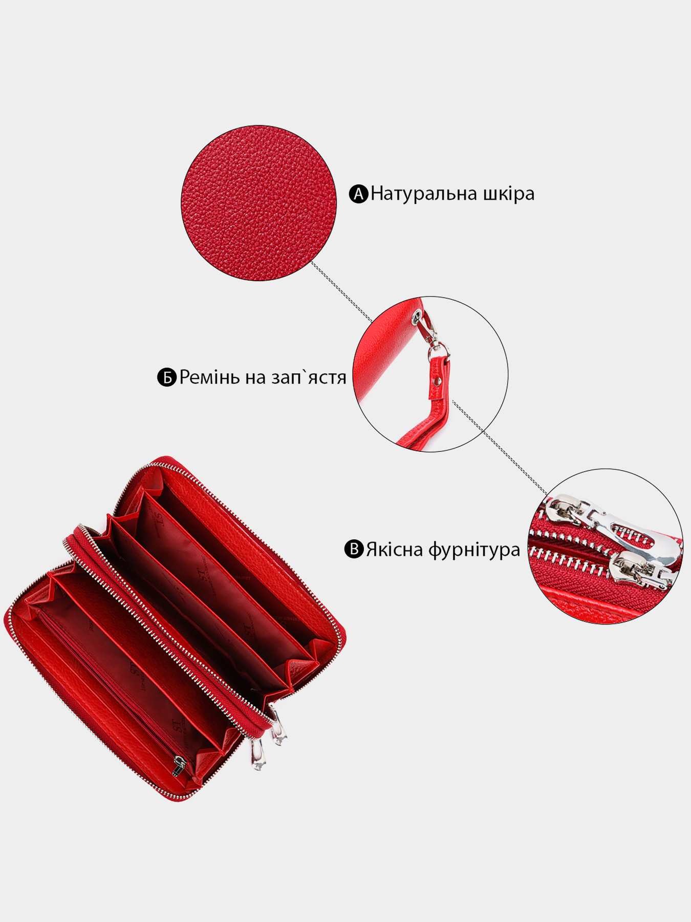 Гаманці ST Leather Accessories модель bag24_19430 Фото