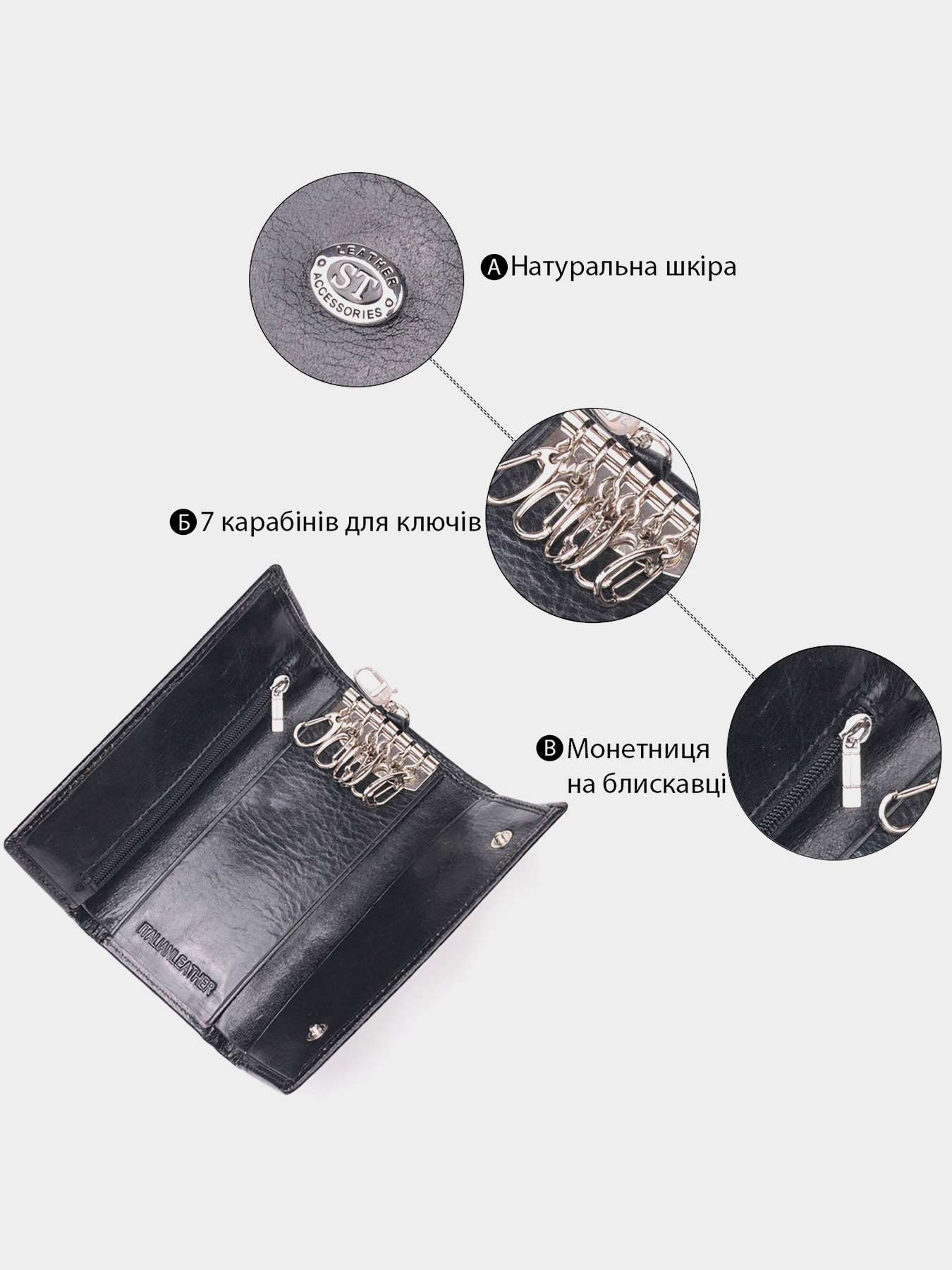 Гаманці ST Leather Accessories модель bag24_19415 Фото
