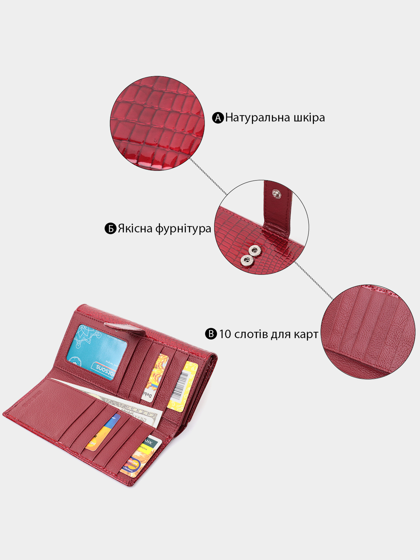 Кошельки ST Leather Accessories модель bag24_22682 Фото