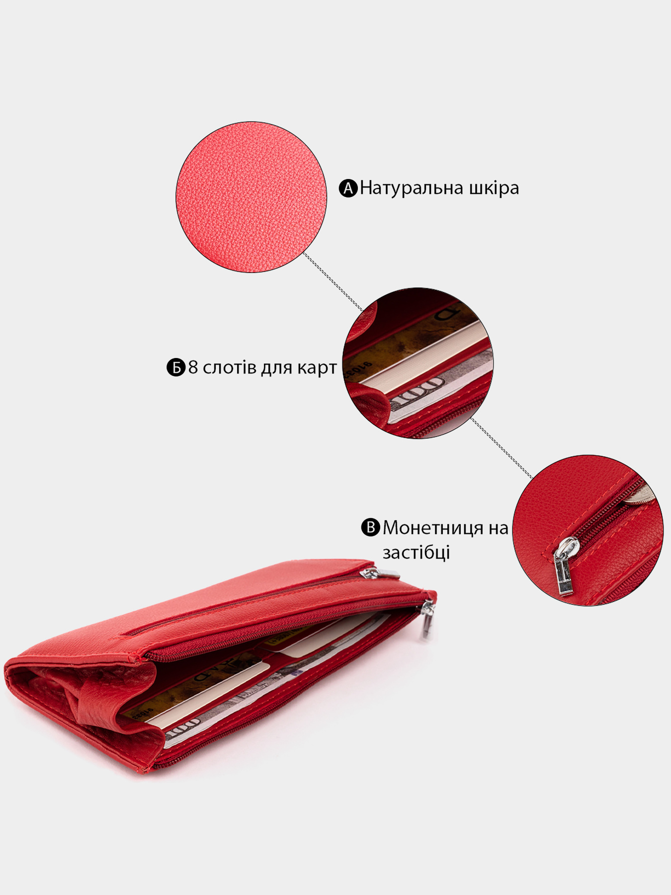 Гаманці ST Leather Accessories модель bag24_19330 Фото