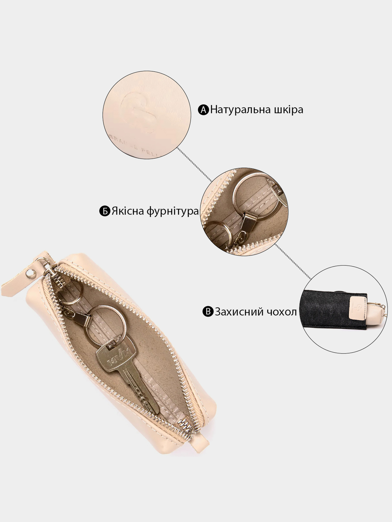 Кошельки Grande Pelle модель bag24_11383 Фото