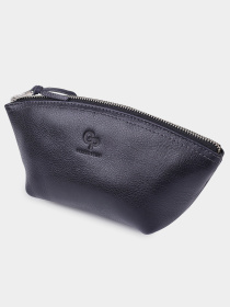 Шкіряна жіноча Органайзер-косметичка GRANDE PELLE  Чорний Grande Pelle модель bag24_11570 Фото