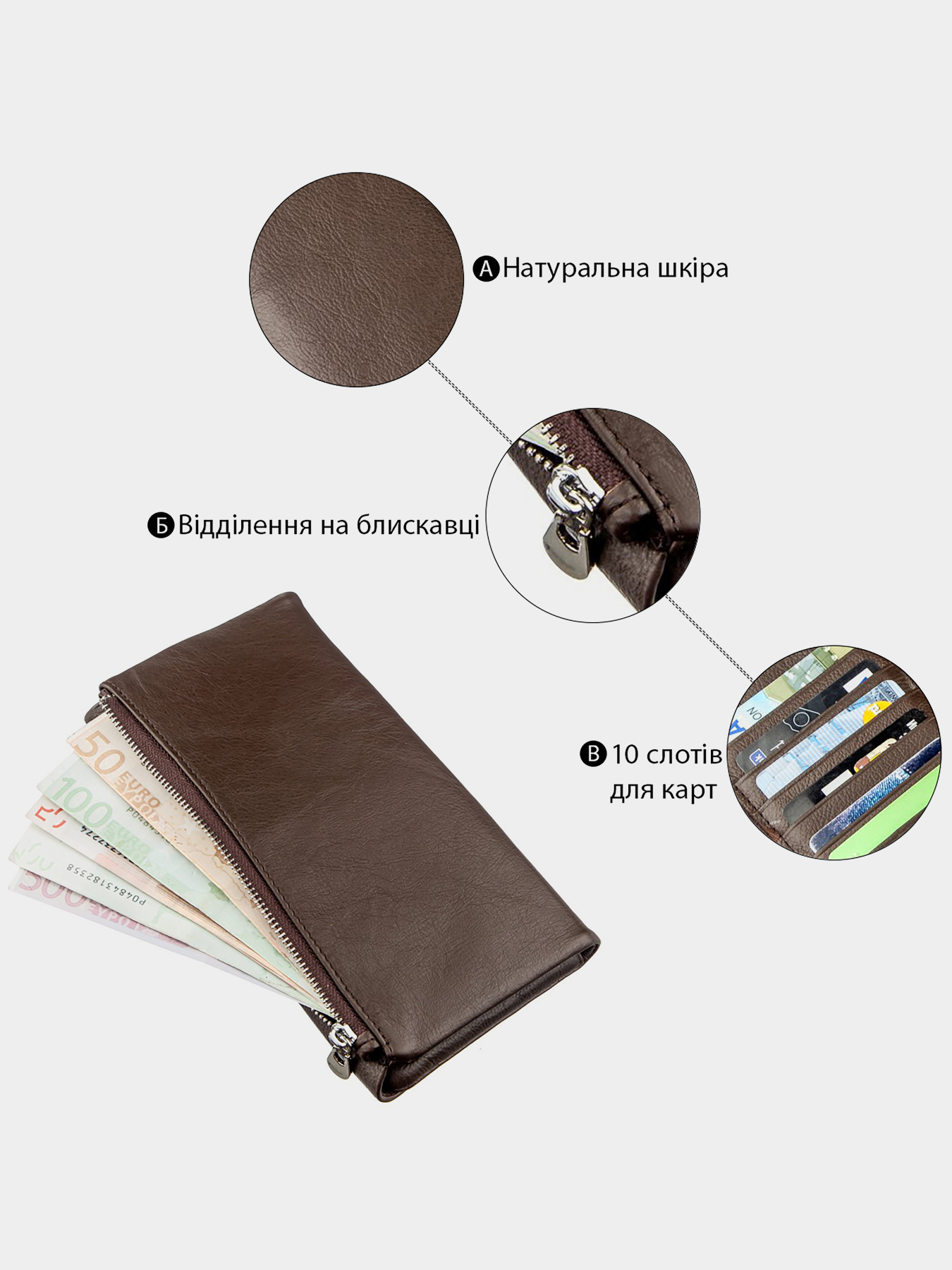 Гаманці ST Leather Accessories модель bag24_18841 Фото