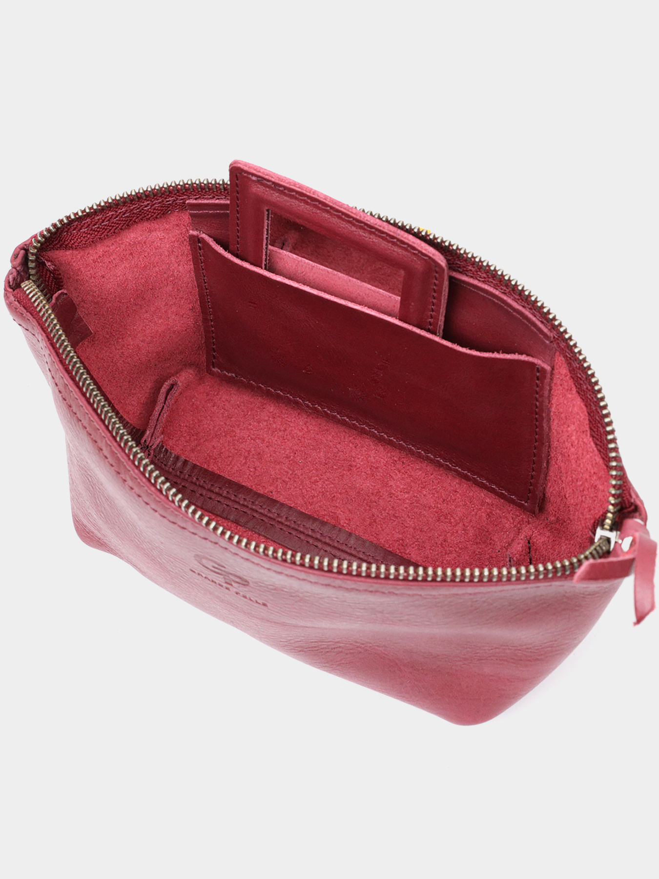 Органайзер-косметичка GRANDE PELLE Бордовий Grande Pelle модель bag24_16792 Органайзер-косметичка GRANDE PELLE Бордовий Grande Pelle модель bag24_16792 Фото