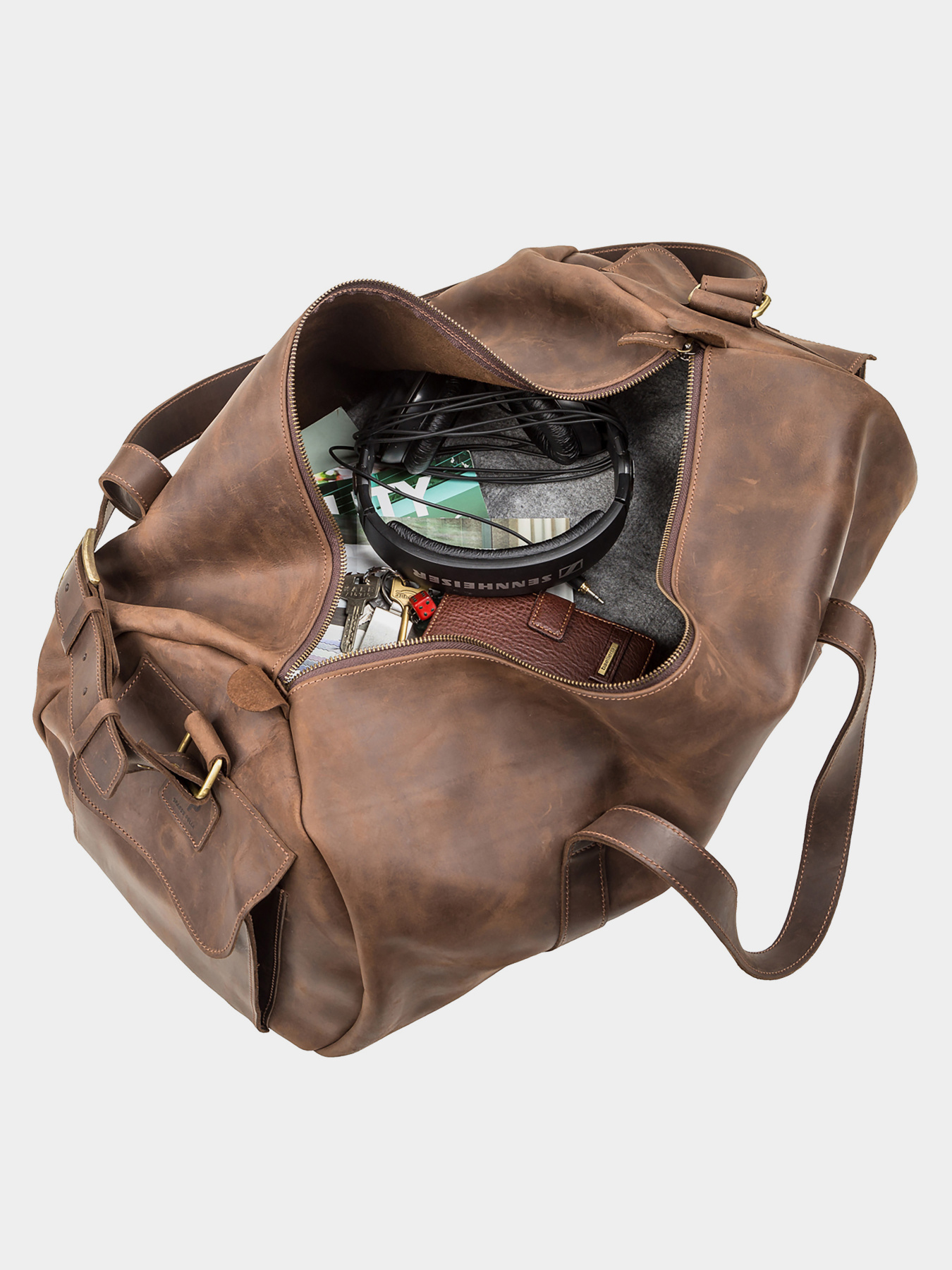 Дорожні сумки та валізи Grande Pelle модель bag24_11045 Фото