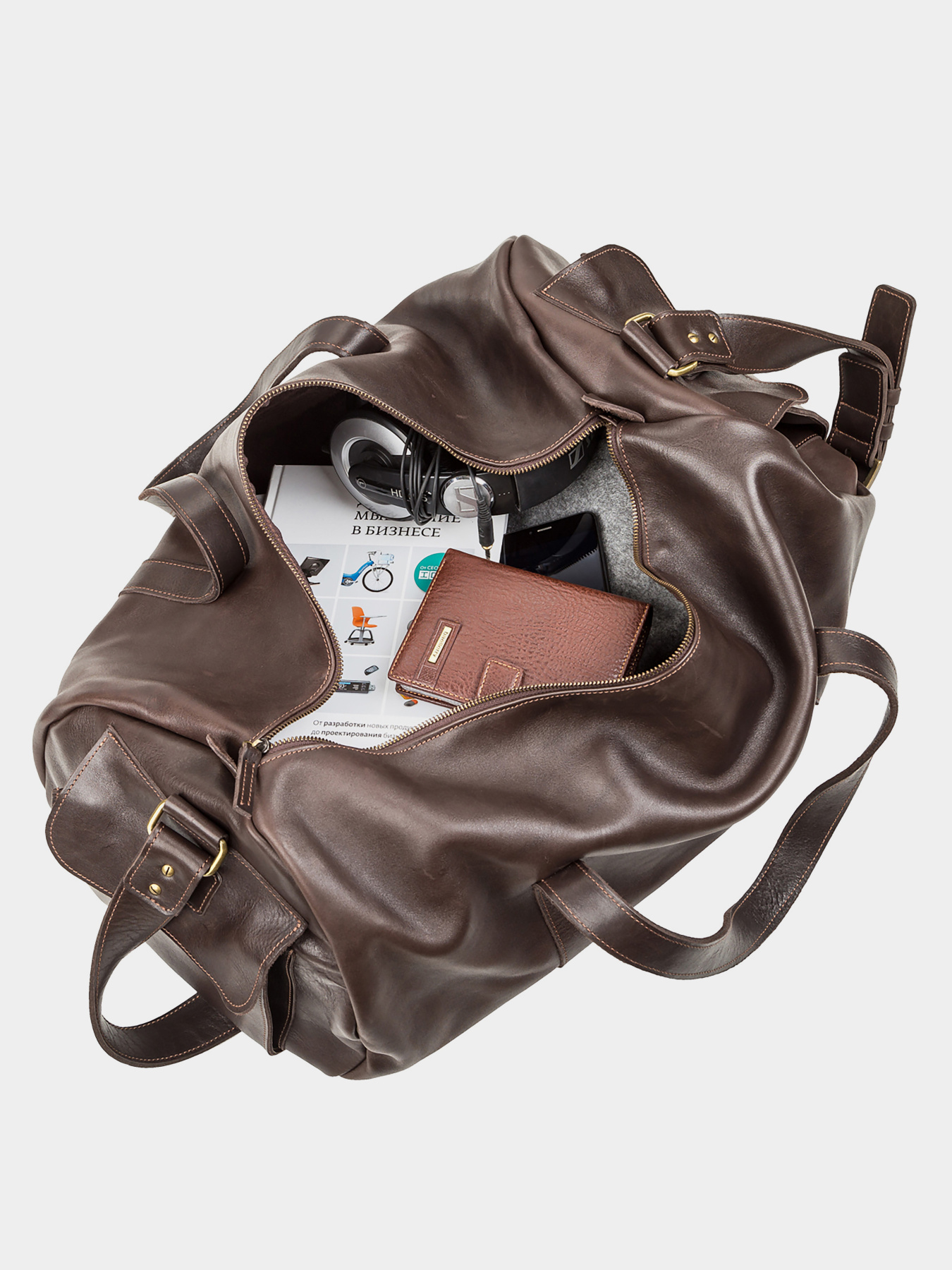 Дорожні сумки та валізи Grande Pelle модель bag24_11044 Фото