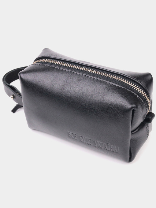Небольшая Органайзер-косметичка из гладкой кожи на молнии Grande Pelle модель bag24_16761 Фото