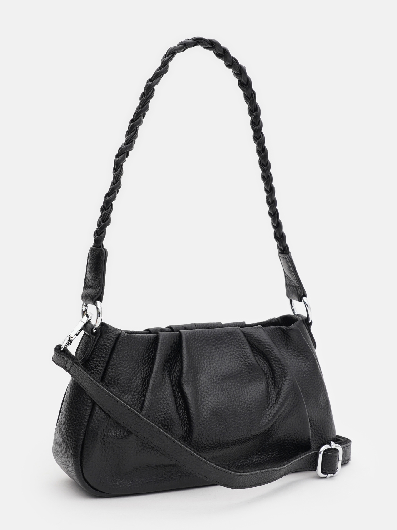 Сумки Borsa Leather модель K15001bl-black Фото
