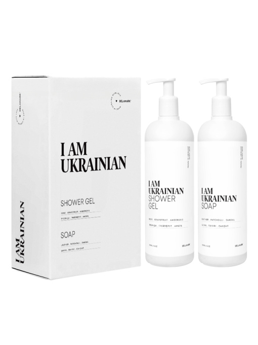 Подарунковий набір: IAMUK Гель для душу + IAMUK Рідке мило DeLaMark модель 4820152333483 Фото