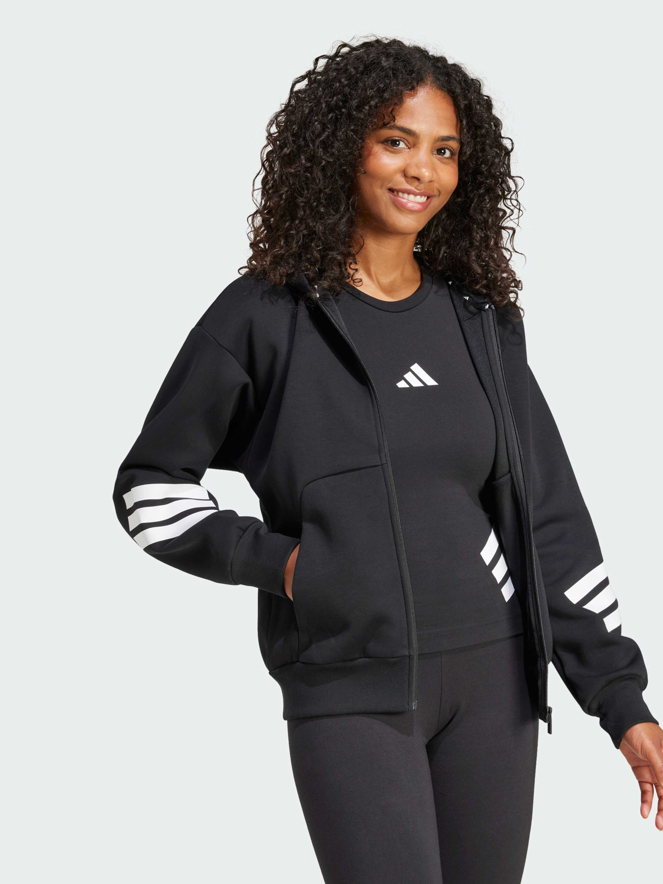Худі та світшоти Adidas 3 Stripes модель JE0171 Фото