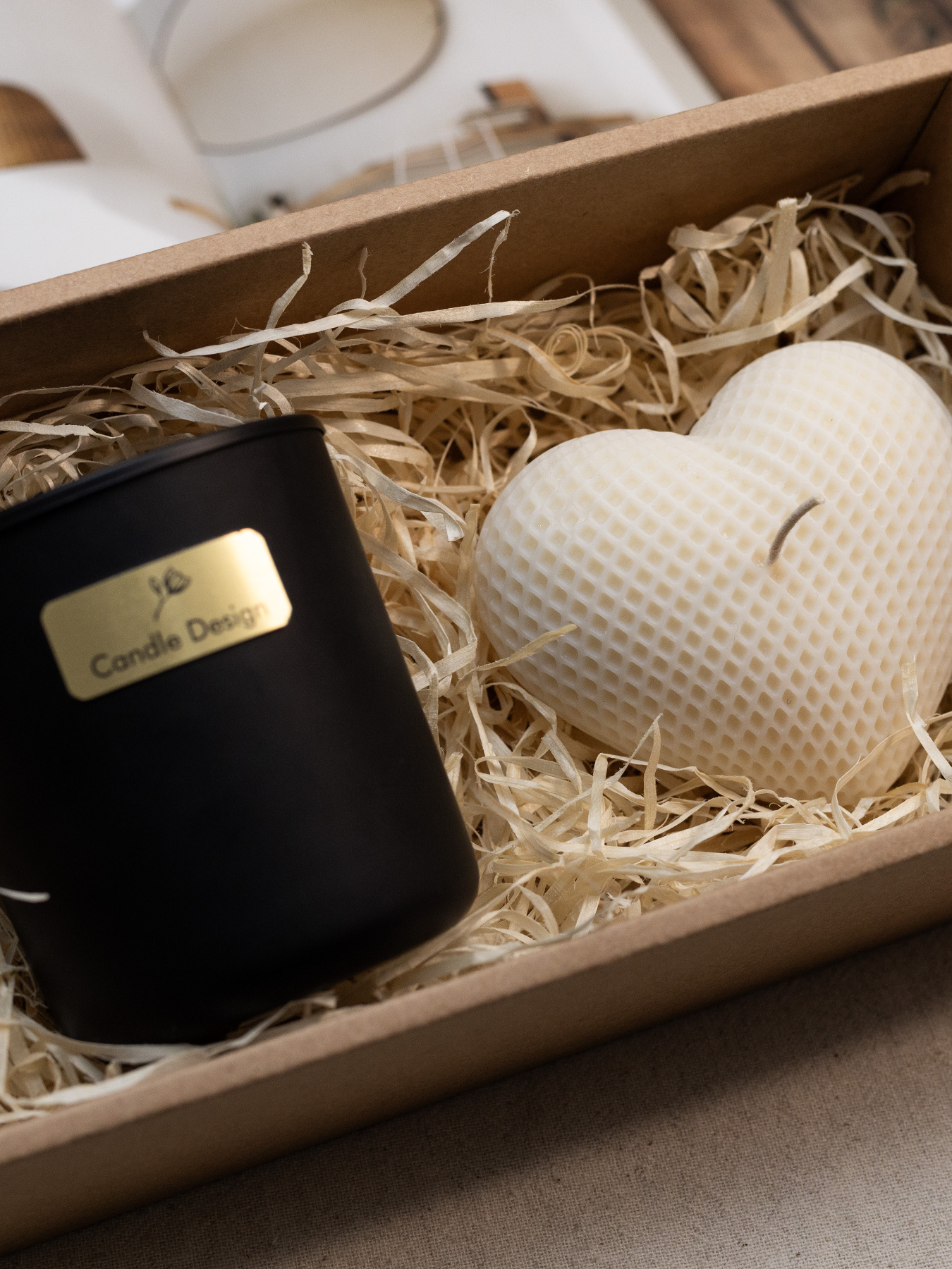 Набір ароматичних свічок "Дотик серця", з натурального воску Candle Design модель 200.0087 Набір ароматичних свічок "Дотик серця", з натурального воску Candle Design модель 200.0087 Фото