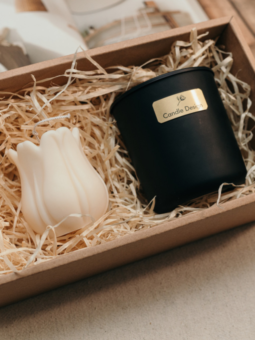Набір ароматичних свічок "Ароматна гармонія", з натурального воску Candle Design модель 200.0088 Фото