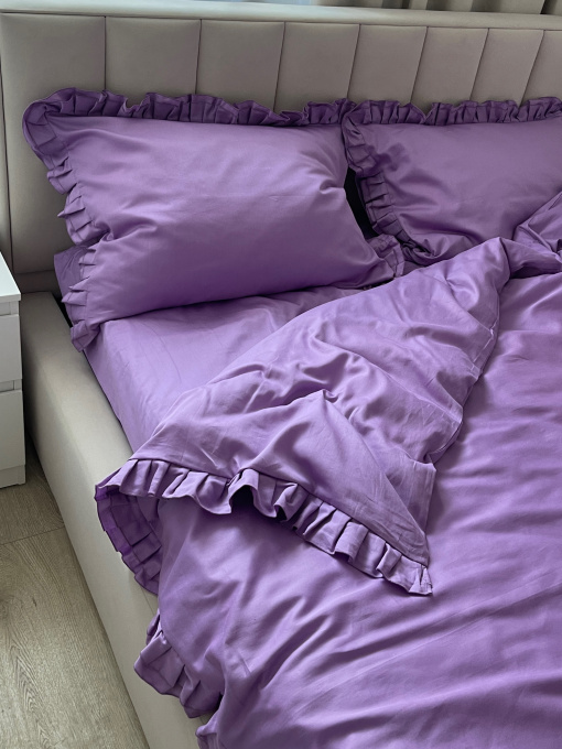 Підковдра з рюшами бузок Cozy модель 11151044 Фото