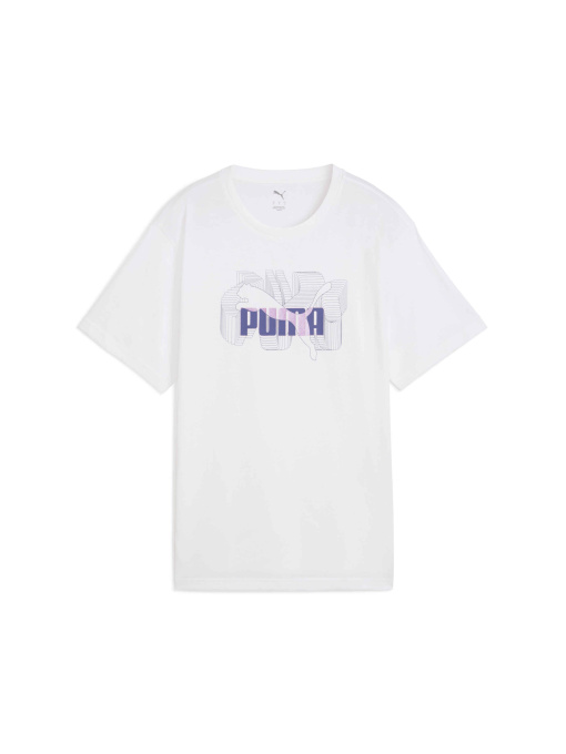 Футболки и поло PUMA Graphics Relaxed Stacked Tee модель 685084 Фото
