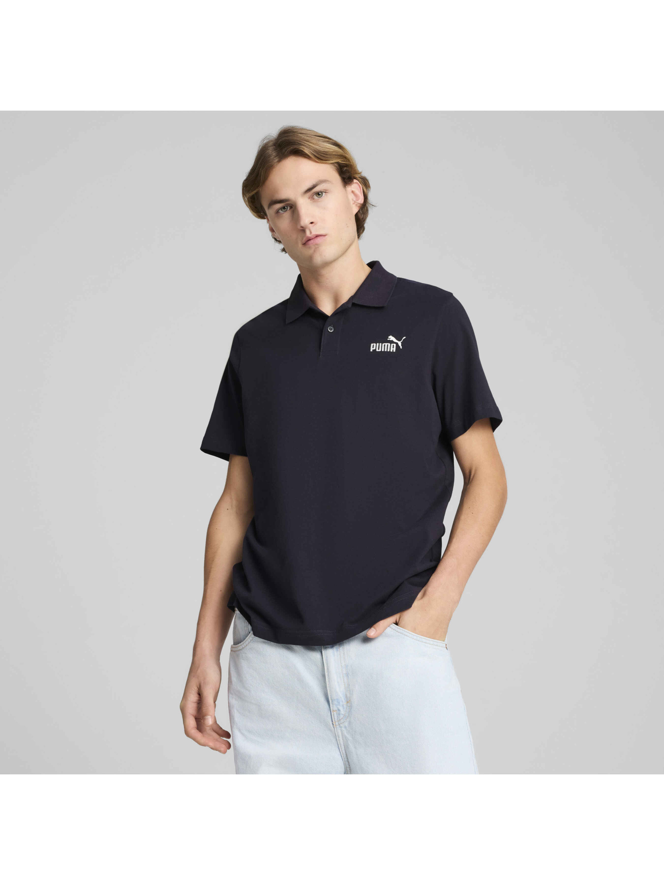 Футболки и поло PUMA Ess No. 1 Logo Jersey Polo модель 682556 Фото