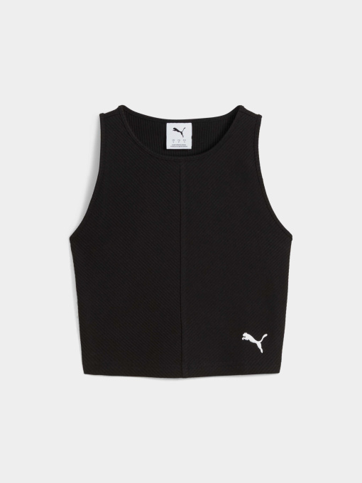 Футболки і поло PUMA Wardrobe Ess Ribbed Crop Top модель 629765 Фото