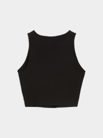 Футболки і поло PUMA Wardrobe Ess Ribbed Crop Top модель 629765 Фото